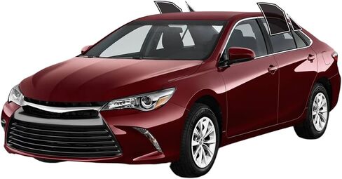 Precut Windows Tint Film All Sides Cars Sun Flocking Protection Privacy Anti Shatter Glass 2 Ply Film أي طقم لتظليل Tint Toyota Camry 2012-2017 in Saudi Arabia