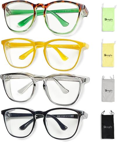 نظارات أمان مضادة للضباب للرجال والنساء - نظارات مساعدة لطب الأسنان، كبيرة الحجم للبالغين، مضادة للضوء الأزرق in Kuwait