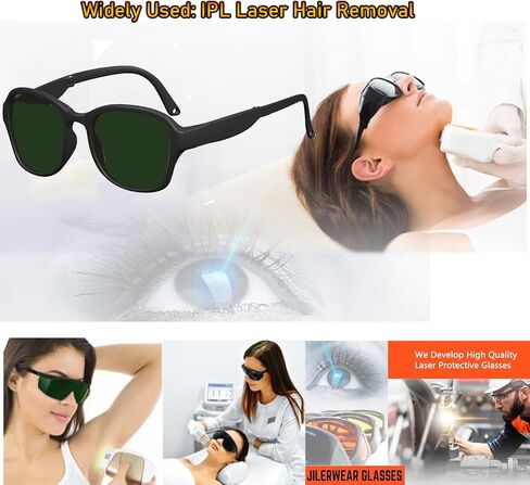 1 مجموعة نظارات حماية الليزر 200-2000nm ، لنظارات اللحام ، نظارات اللحام الشمسية نظارات واقية قابلة للطي in Kuwait