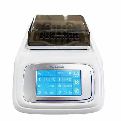 Thermostatic Dry Bath Oscillator Mixer Incubator Cooling Heating Thermo Shaker With 32Hole*0.2ml+10Hole*0.5ml+15Hole*1.5ml Centrifuge Tube Touch Screen Temperature Range 0~100℃ Speed 200-1800rpm in Saudi Arabia