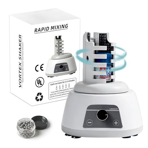 MVM-Pro 3000RPM Hands-Free Vortex Paint Shaker with Wide Clamp for Acrylic Paints, Nail Polish, Glues & Lab Use in Kuwait