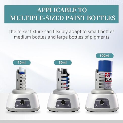 MVM-Pro 3000RPM Hands-Free Vortex Paint Shaker with Wide Clamp for Acrylic Paints, Nail Polish, Glues & Lab Use in Kuwait