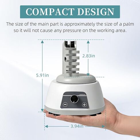 MVM-Pro 3000RPM Hands-Free Vortex Paint Shaker with Wide Clamp for Acrylic Paints, Nail Polish, Glues & Lab Use in Kuwait