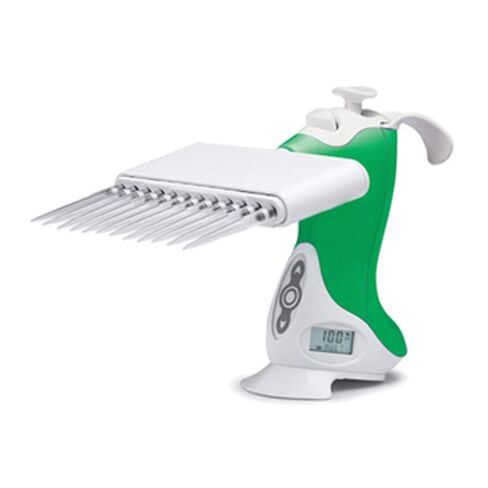 VistaLab 1060-0125LF-300 2-125µL Pipette, Ovation, Electronic Multichannel (E12), Fits 300µL LfTS Tips in Kuwait