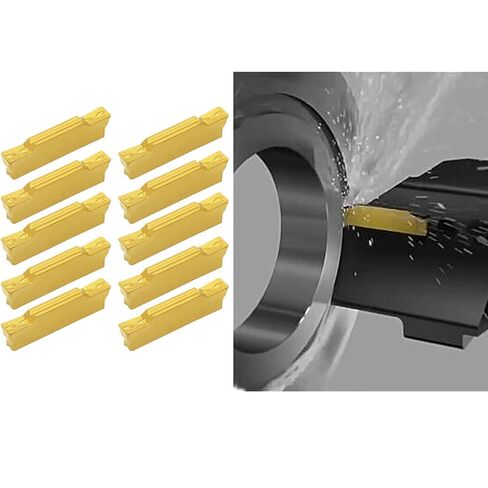 30PCS MGMN300-M (3mm) CNC Coated Carbide Indexable Insert,MGMN300 Turning Insert for Processing Steel and Stainless Steel,Used for MGEHR/L and MGIVR/L Grooving Cut-Off Tool Holder in Saudi Arabia