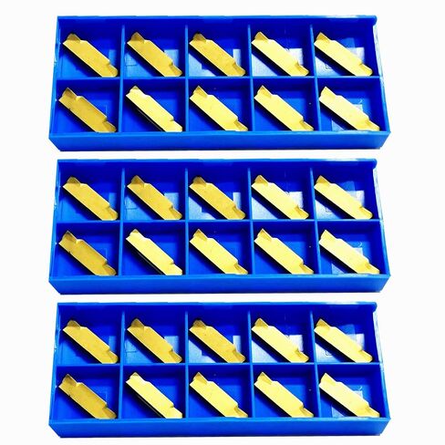 30PCS MGMN300-M (3mm) CNC Coated Carbide Indexable Insert,MGMN300 Turning Insert for Processing Steel and Stainless Steel,Used for MGEHR/L and MGIVR/L Grooving Cut-Off Tool Holder in Saudi Arabia