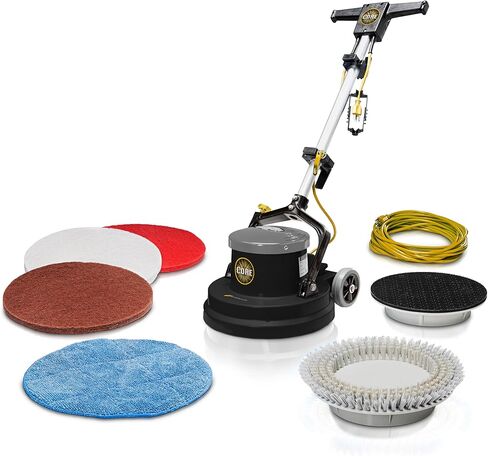 Prolux PLC15 15" Loaded Heavy Duty Single Pad Commercial Polisher Floor Buffer Machine Scrubber in Saudi Arabia