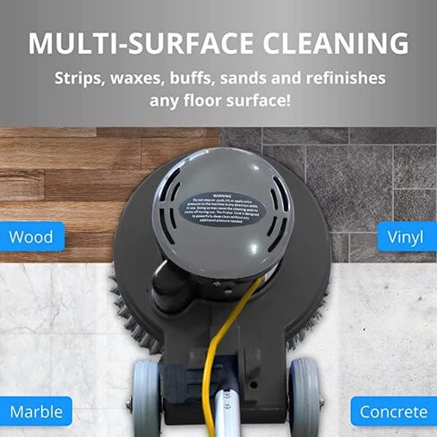 Prolux PLC15 15" Loaded Heavy Duty Single Pad Commercial Polisher Floor Buffer Machine Scrubber in Saudi Arabia