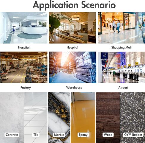 SUNMAX 22" Ride-On Floor Scrubber Machine, 18.5 Gal Tanks, 48,000 Sq.Ft/H Efficiency, 3.5H Fast-Charging Lithium Battery – Commercial & Industrial Floor Cleaning Machine in Kuwait