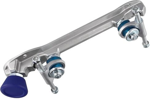 مجموعة ألواح تزلج رباعية الأسطوانة من سبائك الألومنيوم، مجموعة ألواح تزلج دوارة، شاحنة ذات فرامل ذات ارتفاع قابل للتعديل للتزلج الداخلي (43-45 أسود) (للحجم 43-45 أزرق) in Kuwait