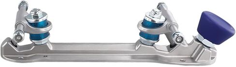 مجموعة ألواح تزلج رباعية الأسطوانة من سبائك الألومنيوم، مجموعة ألواح تزلج دوارة، شاحنة ذات فرامل ذات ارتفاع قابل للتعديل للتزلج الداخلي (43-45 أسود) (للحجم 43-45 أزرق) in Kuwait