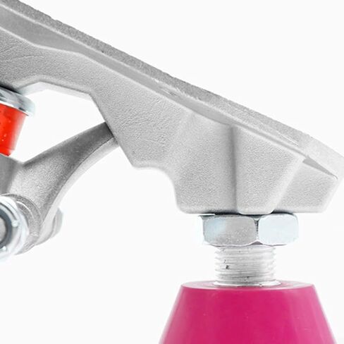 مجموعة ألواح تزلج رباعية الأسطوانة من سبائك الألومنيوم، مجموعة ألواح تزلج دوارة، شاحنة ذات فرامل ذات ارتفاع قابل للتعديل للتزلج الداخلي (43-45 أسود) (للحجم 35-36 أحمر) in Kuwait