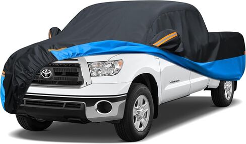 Car Cover Waterproof All Weather Outdoor Windproof Dustproof UV Protection Fit Coupe Buick Lesabre,Cadillac de Ville/Eldorado,Chevrolet El Camino/Impala,Dodge Charger etc. in Kuwait