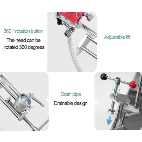 محاكي أسنان قابل للفصل مع تصميم تصريف، نموذج تدريب رأس فانتوم، يستخدم لتعليم وتدريب الأطباء in Kuwait