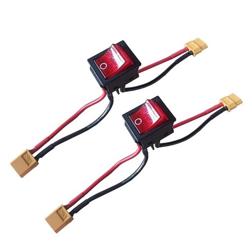 2 مجموعات XT60 مفاتيح RC On Off التبديل مع XT60 التوصيل ل Ebike RC سيارة ESC بطارية RC قارب طعم سمك in Kuwait