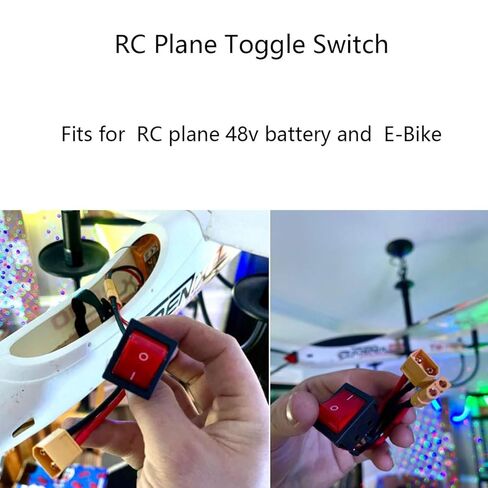 2 مجموعات XT60 مفاتيح RC On Off التبديل مع XT60 التوصيل ل Ebike RC سيارة ESC بطارية RC قارب طعم سمك in Kuwait