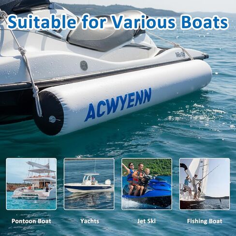 Inflatable Boat Bumpers for Docking, Large Inflatable Boat Dock Fenders and Bumpers for Fishing Boat, Pontoon Boat, Yachts and Jet Ski in Saudi Arabia