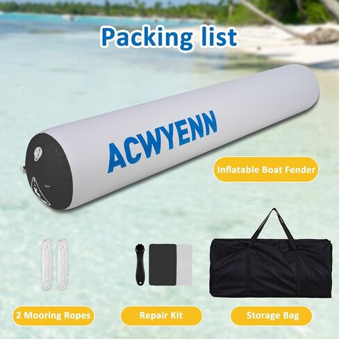Inflatable Boat Bumpers for Docking, Large Inflatable Boat Dock Fenders and Bumpers for Fishing Boat, Pontoon Boat, Yachts and Jet Ski in Saudi Arabia
