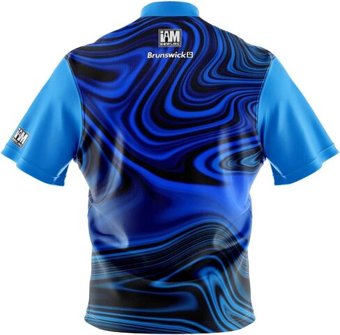Logo Infusion Dye-Sublimated Bowling Jersey (Sash Collar) - I AM Bowling Fun Design 2035-BR - Brunswick in Saudi Arabia