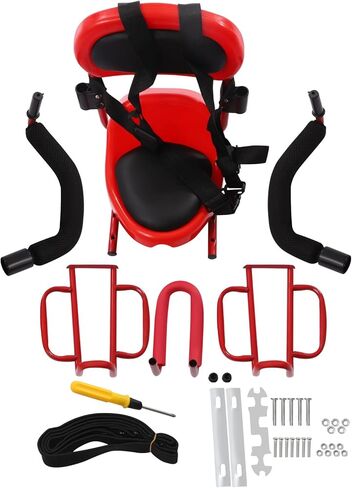 Rear Child Bike Seat, 14.17 * 20.48in Portable Rear Mounted Child Bike Seat Bike Halterung Hinten Montie Parent Universal Bicycle Carrier with U-Shaped Guardrail for Kids 6 Months-6 Years Old in Kuwait