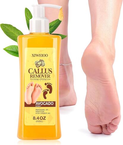 Foot Callus Remover Gel Kit Heel Exfoliator Dead Skin Remover Pedicure Foot Spa Products Set Home Pedicure Foot Care Spa Supplies for Rough, Dry, Cracked Skin Cracked Heel, Professional in Kuwait