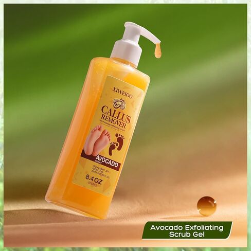 Foot Callus Remover Gel Kit Heel Exfoliator Dead Skin Remover Pedicure Foot Spa Products Set Home Pedicure Foot Care Spa Supplies for Rough, Dry, Cracked Skin Cracked Heel, Professional in Kuwait