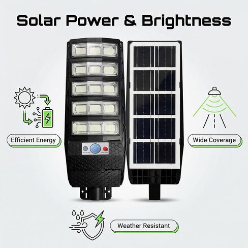 حزمة واحدة من مصابيح الطاقة الشمسية الخارجية، 135 LED 6500K من الغسق إلى الفجر تعمل بالطاقة الشمسية ضوء الشارع IP65 مقاوم للماء بمستشعر الحركة مع جهاز تحكم عن بعد ضوء ذكي لمرآب فناء الحظيرة (4 عبوات) in Kuwait