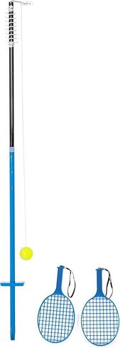Tetherball - Blue | Outdoor Game for Adults, Kids & Teenagers | Classic Tennis Ball and Tether | Includes Pole, Bat & Balls | Activity Gifts for Summer, Birthdays, Parties & Parks in Saudi Arabia