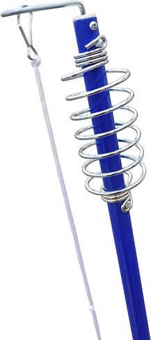 Tetherball - Blue | Outdoor Game for Adults, Kids & Teenagers | Classic Tennis Ball and Tether | Includes Pole, Bat & Balls | Activity Gifts for Summer, Birthdays, Parties & Parks in Saudi Arabia