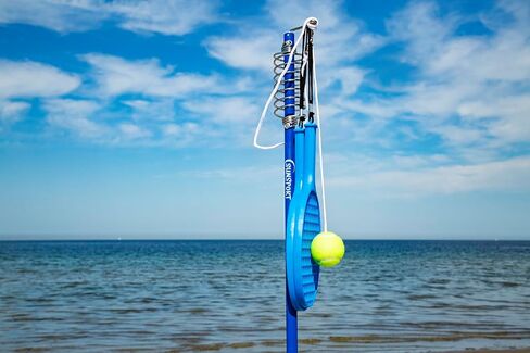 Tetherball - Blue | Outdoor Game for Adults, Kids & Teenagers | Classic Tennis Ball and Tether | Includes Pole, Bat & Balls | Activity Gifts for Summer, Birthdays, Parties & Parks in Saudi Arabia