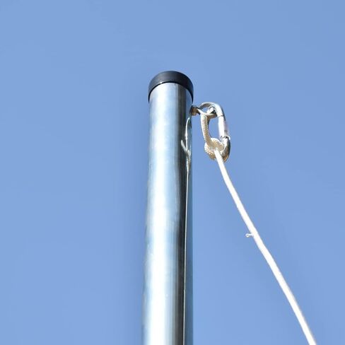 مجموعة كرة الحبل المجلفنة مع كرة صفراء، وأعمدة مجلفنة، وحبل للأماكن الخارجية، والفناء الخلفي in Kuwait