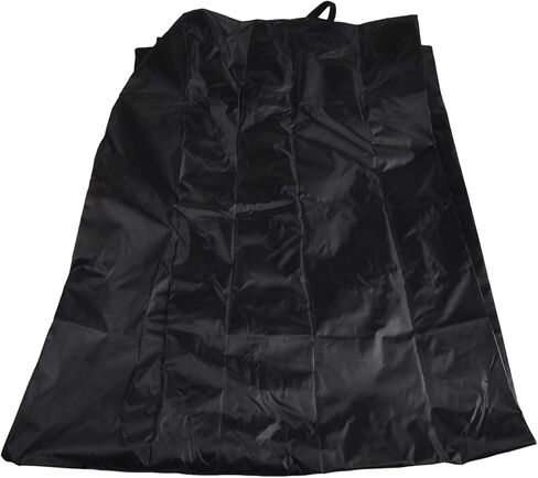 Storage Shelf Cover with Transparent PVC Mesh Panel 3-Way Zippers Water-Resistant Protector for 5-Tier Rack Fits 36 x 18 x 72 Inch Black for Outdoor Garage Sheds Trucks Storage in Kuwait