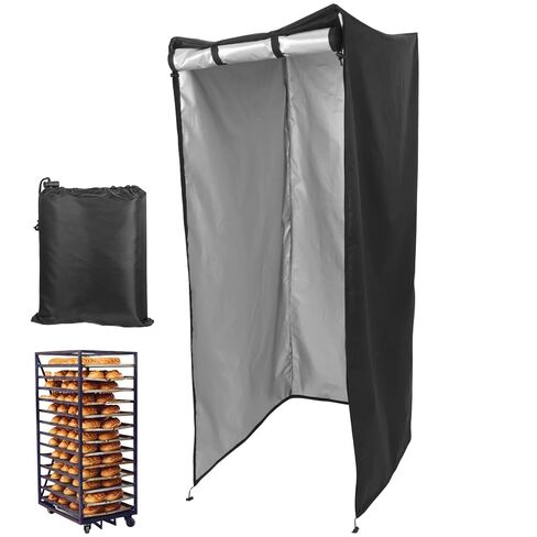 Pan Rack Cover, Toaster Rack Protector, Baking Holder Oxford Cloth Cover, Waterproof Bread Pan Shelf Protector Cover for Commercial Bakery Supply 64 x 28. 3 x 23. 2 Inch in Saudi Arabia