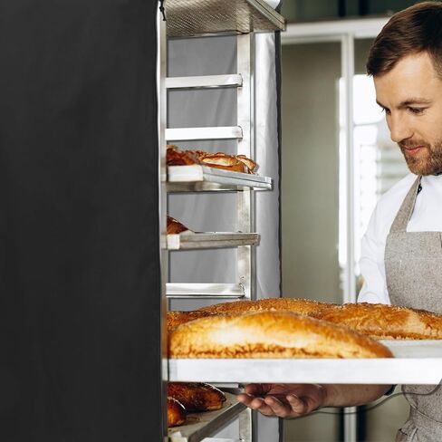 Pan Rack Cover, Toaster Rack Protector, Baking Holder Oxford Cloth Cover, Waterproof Bread Pan Shelf Protector Cover for Commercial Bakery Supply 64 x 28. 3 x 23. 2 Inch in Saudi Arabia