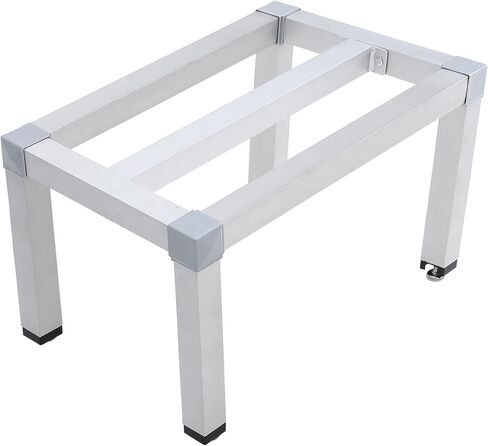 Heavy Duty Aluminum Dunnage Rack Shelf – 1000 lb Capacity – Low Off-Floor Storage Organizer – Commercial Utility Shelf for Kitchens, Restaurants, Supermarkets, Grocery Stores – Size: 24"*14" in Saudi Arabia