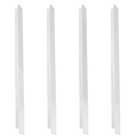 4pcs Steam Table Dividers, 32cm/12.6 Inch Stainless Steel Metal Food Pan Divider Adaptor Bars for Restaurant Kitchen Buffet Prep Table Service Accessories in Saudi Arabia