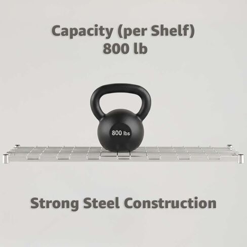 18" x 60" NSF Commercial Keg Storage Rack for Stock Rooms, Wire Dunnage Shelf, 800 lb in Kuwait