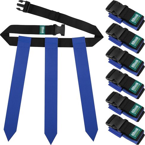 أحزمة كرة القدم ذات العلم، مجموعات مكونة من 12 مجموعة كرة قدم ذات علم أخضر مع 42 علمًا للشباب والأطفال والكبار لبناء الفرق الرياضية والتدريب على المنافسة in Kuwait