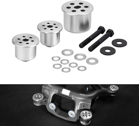 Bevinsee 80a Poly Poly Mountial Mount Mount Kit متوافق مع BMW E46 Z4 E85 E86 X3 E83 323i 323CI 325I 325CI 325XI 328I 330I 330CI استبدال 331767788 3317675180808 in Kuwait