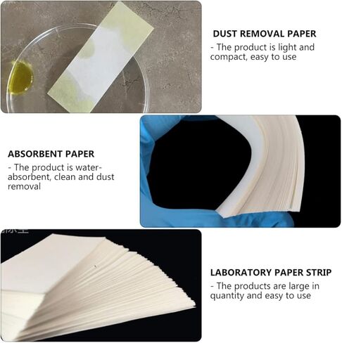 DECHOUS 1000pcs Absorbent Blotting Paper Laboratory Cleaning Paper for Dust Removal Experiments Compact and Easy to Use Each in Saudi Arabia