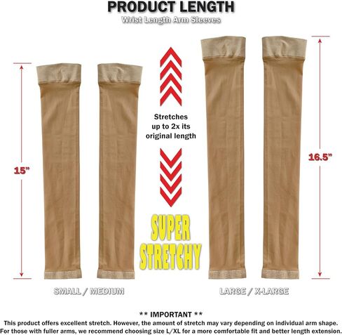 Premium Women's Golf Sheer Arm Sleeves (40D) MADE IN KOREA [SKIN TIGHT] UV‑Protective, Cooling, Quick Dry in Saudi Arabia