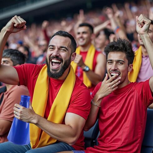 مكبر صوت أزرق للتشجيع، صانع ضوضاء مقاس 9 بوصات للحفلات الرياضية، قرن بلاستيكي محمول، دعامة للجو الاحتفالي الممتع، تشجيع للتجمعات والأحداث in Saudi Arabia