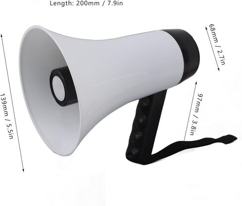 مكبر صوت محمول، مكبر صوت محمول بقدرة 30 وات مع تسجيل 300 ثانية ومدى 500 متر، للبائعين المتجولين والمرشدين السياحيين ومنظمي الألعاب in Kuwait