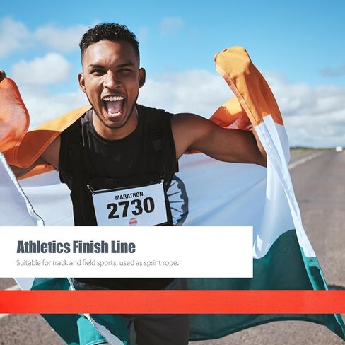 2pcs Running Finish Belt Race Strap 5m Track and Field Athletics Marking Rope for Marathon Sprint Events in Saudi Arabia