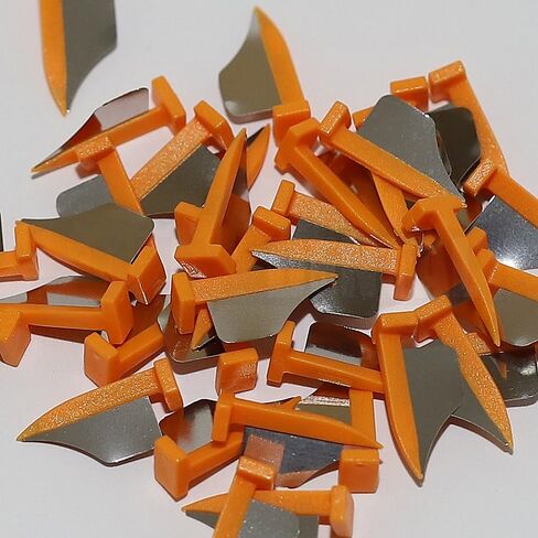 Dental Disposable Plastic Wedges with Metal Guard Matrices, Green, Purple and Orange (Medium) in Saudi Arabia