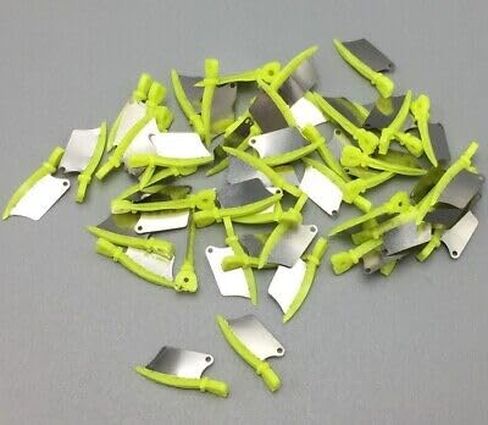 Dental Disposable Plastic Wedges with Metal Guard Matrices, Green, Purple and Orange (Medium) in Saudi Arabia