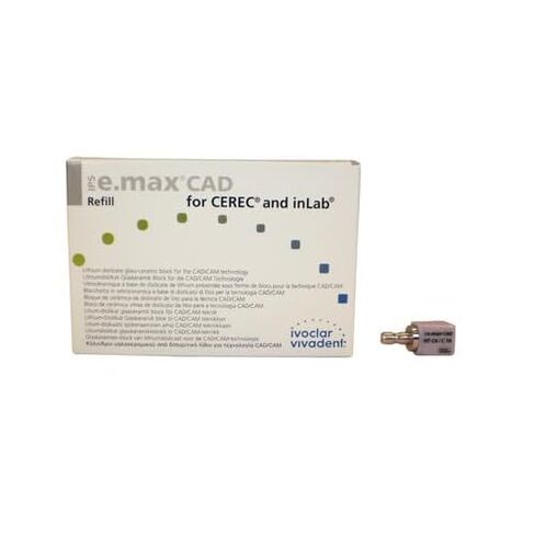 Ivoclar Vivadent 626419 IPS E. Max CAD CEREC InLab Blocks HT C4 C14 5/Pk in Kuwait