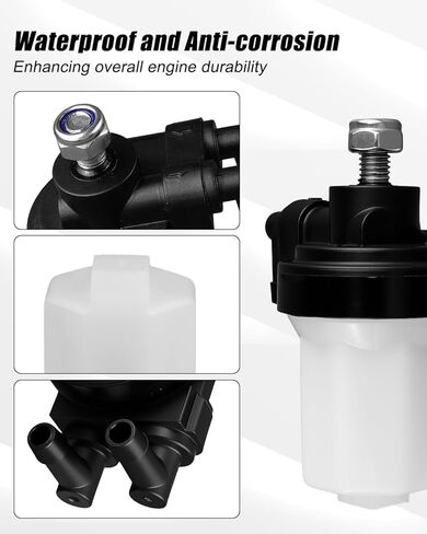 Boat Engine Fuel Filter Assy 35-8M0088825 Fit for Mercury Mariner Outboard Engines 9.9HP 18HP 25HP 40HP 50HP, Replace 35-853733A2 35-853733T02 35-853733T03 35-898101T68 in Saudi Arabia