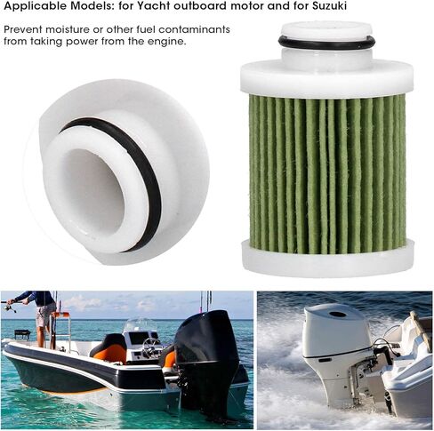 Fuel Filter Cartridge, 15412‑92J00 Rate Fuel Filter Cartridge Outboard Engine Mounted Fuel Filter Replacement Accessories Fit for Yacht Outboard Motor Auto Part in Kuwait