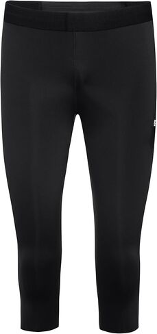 جوارب الجري GOREWEAR للرجال Impulse 3/4، أسود/أصفر نيون in Kuwait